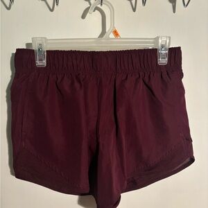 Women's Burgundy Shorts